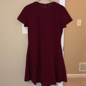 Burgundy SHEIN dress